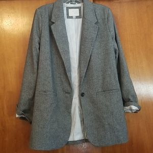 Boyfriend tweed blazer